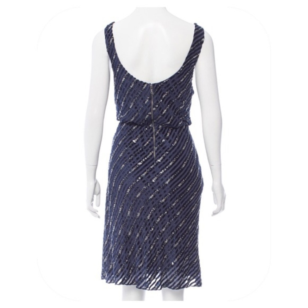 Navy Sequin & Velvet Alice + Olivia Cocktail Dress - Picture 7 of 8